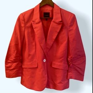 THE LIMITED Coral Linen-Cotton Blend Blazer, Lg